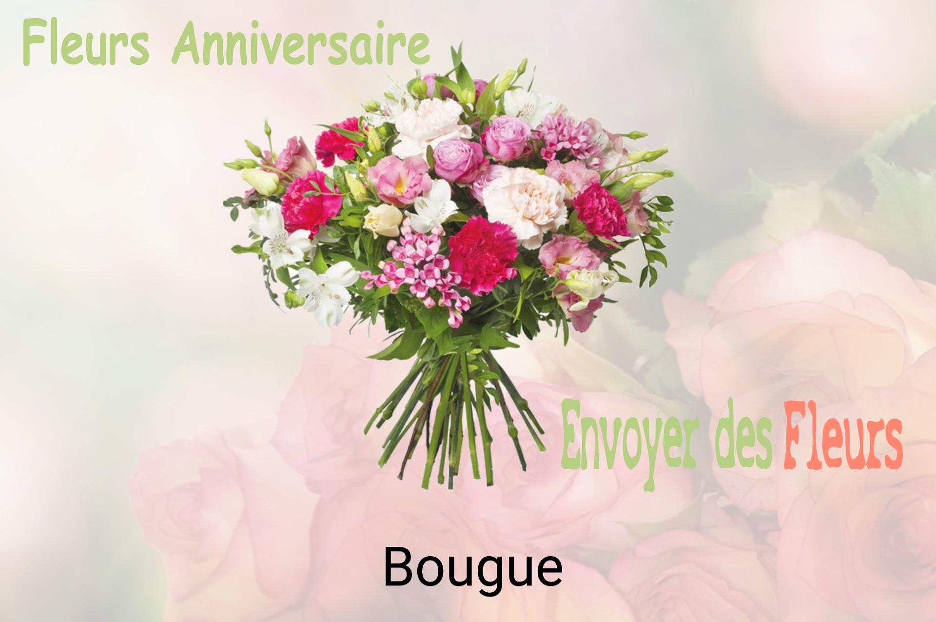 Bouquet de fleurs d’anniversaire livré à Bougue